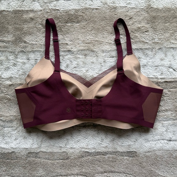HONEYLOVE CrossOver V-Neck Bra in Fig Size XL - Picture 7 of 11